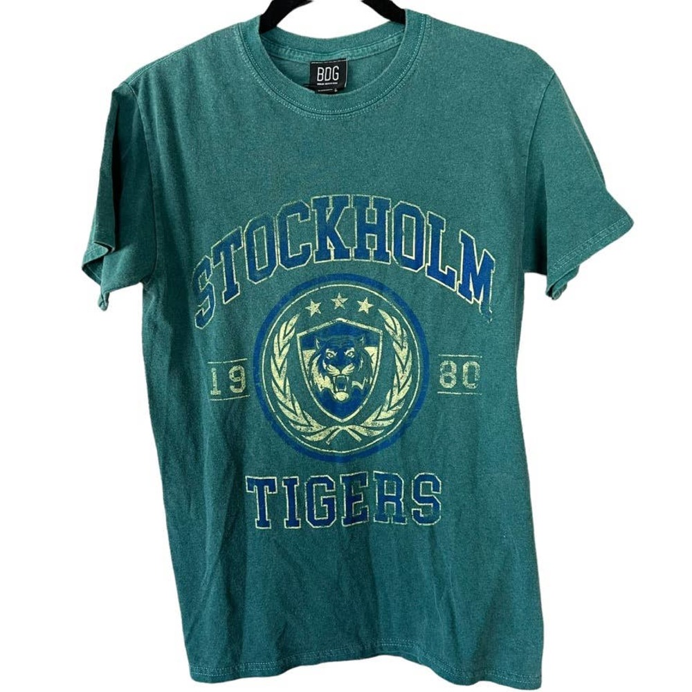 BDG Vintage Wash Stockholm Tigers Collegiate Graphic Women's XS T-Shirt